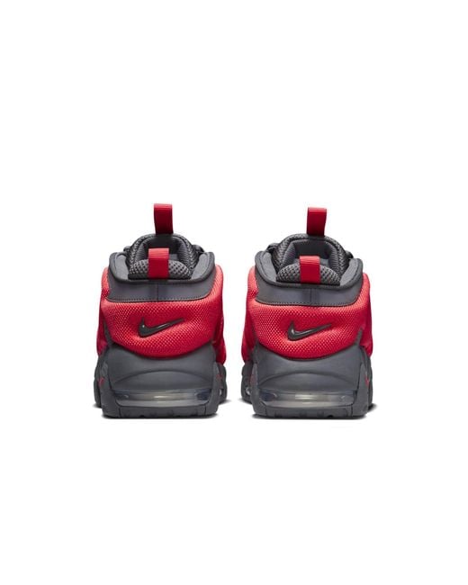 Nike Red Air More Uptempo Low 'Dark Light Crimson' for men
