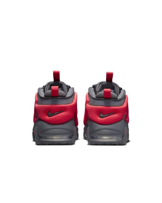 Nike Red Air More Uptempo Low 'Dark Light Crimson' for men