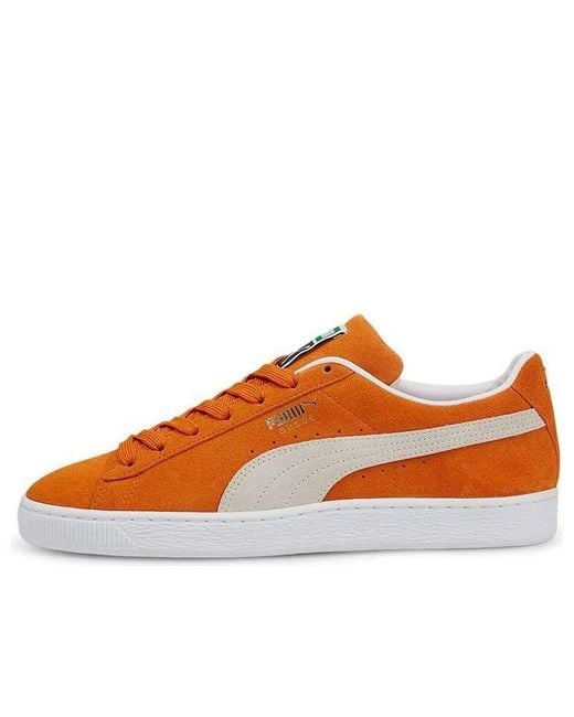 PUMA Orange Suede Classic Xxi 'Vibrant' for men