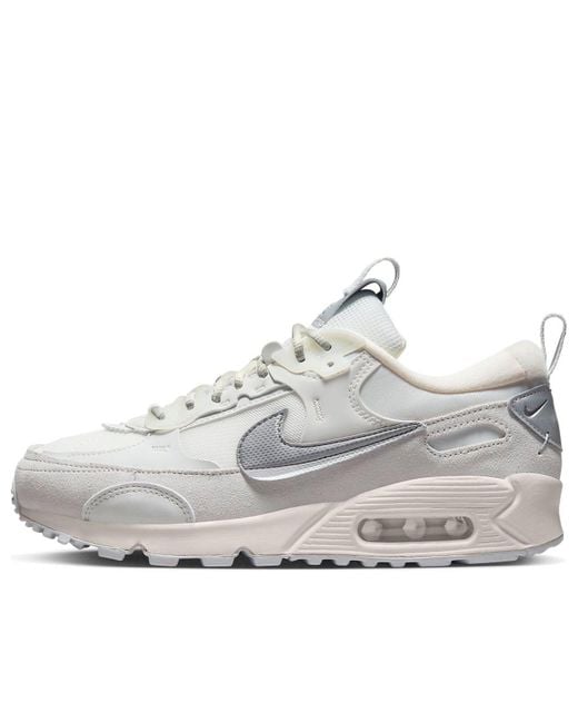 Nike White (Wmns) Air Max 90 Futura Metallic'