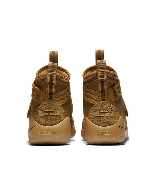 Nike Brown Lebron Soldier 11 Ep 'Wheat Metallic' for men