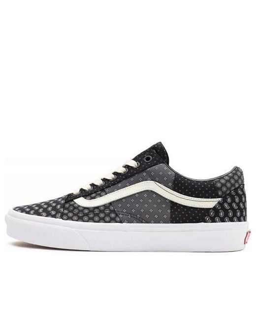 Vans Black Old Skool 'Tie Print Patchwork' for men