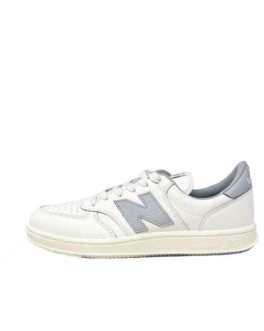 New Balance White Aim Leon Dore X T500 for men