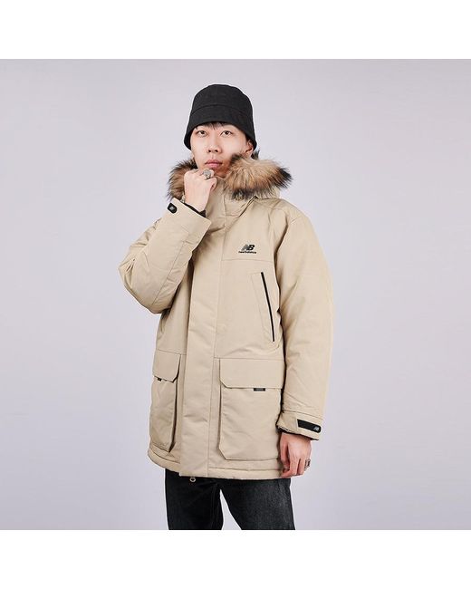 New Balance Natural Long Down Coat for men