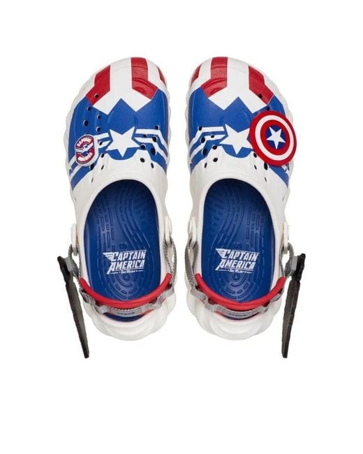 CROCSTM Blue X Marvel Echo Clog 'Captain America' for men