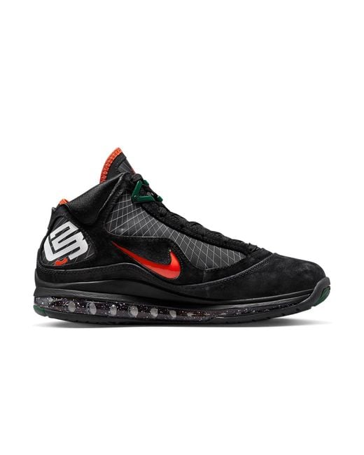 Nike Black X Florida A&M University Lebron 7 Retro 'Rattlers' for men