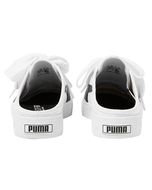 PUMA White (Wmns) Bari Mule Ribbon