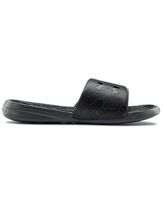 Under Armour Blue Playmaker Diverge Slides Slippers for men