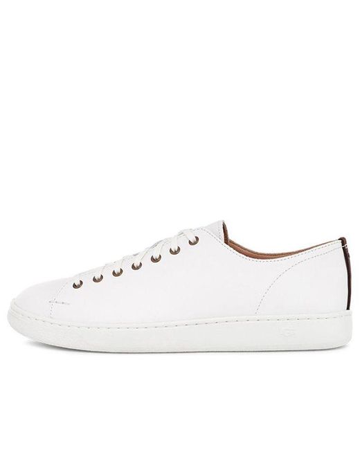 UGG Pismo Sneaker Low in White for Men | Lyst