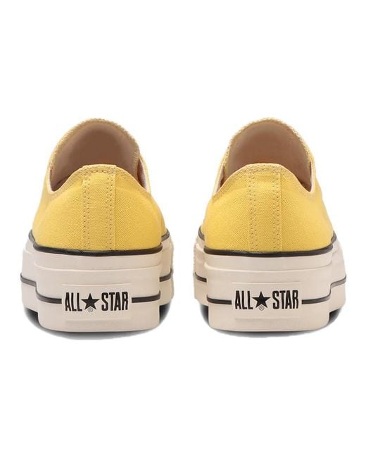 Converse Yellow All Star Lifted Ox 'Egg' for men