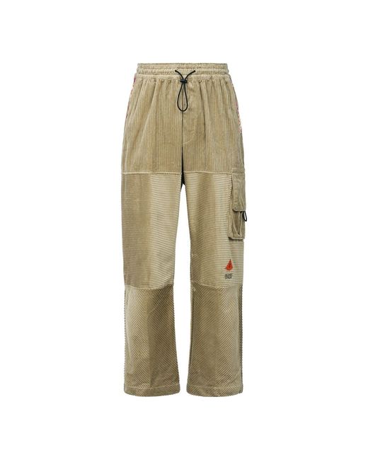 Nike Natural Corduroy Cargo Casual Straight Long Pants/Trousers for men