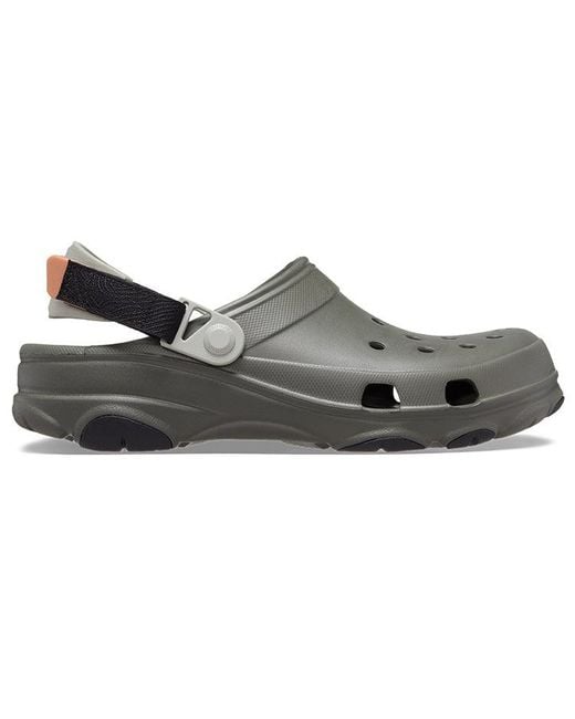 CROCSTM Brown All-Terrain Clogs 'Dusty Multi' for men