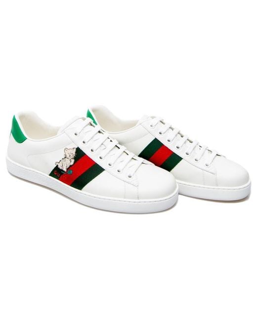 Gucci White Ace 'Kitten' for men
