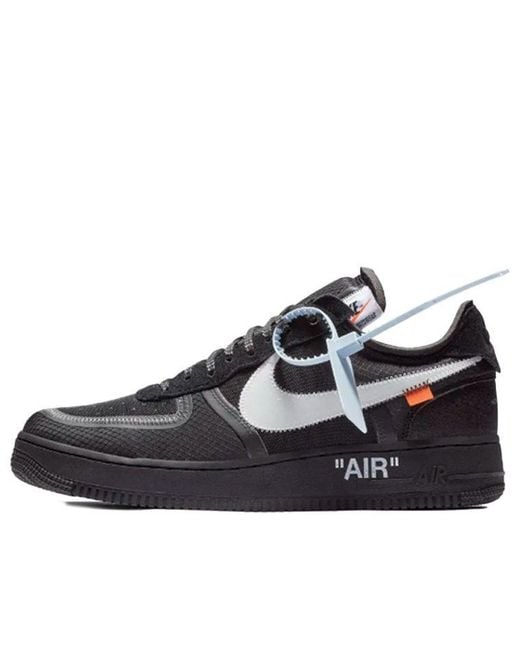 Nike Blue Air Force 1 X Off-white Black for men