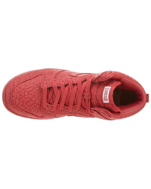 Nike Red Dunk High Premium 'Ultimate Glory' for men