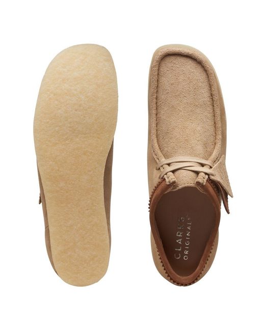 Clarks Brown Wallabee 'Sandstone Combination' for men