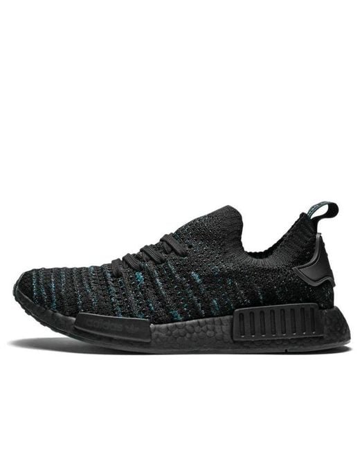 Adidas Black Parley X Nmd_R1 Stlt Primeknit 'Core' for men