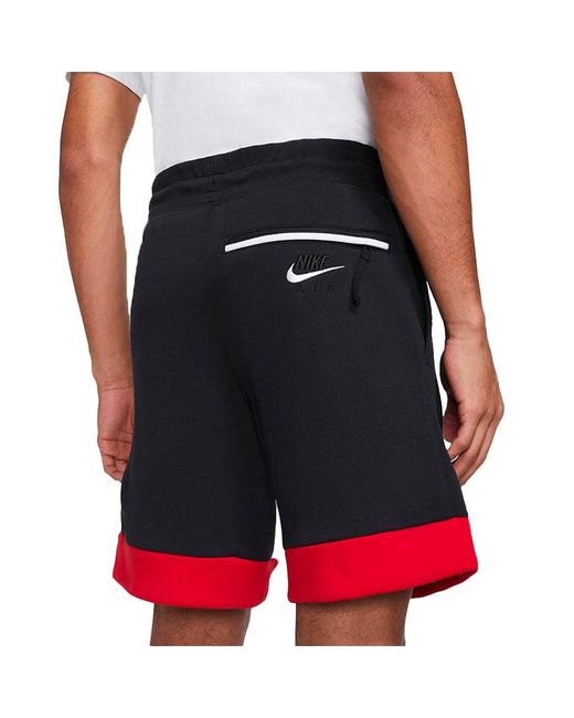 Nike Red Air Fleece Shorts for men