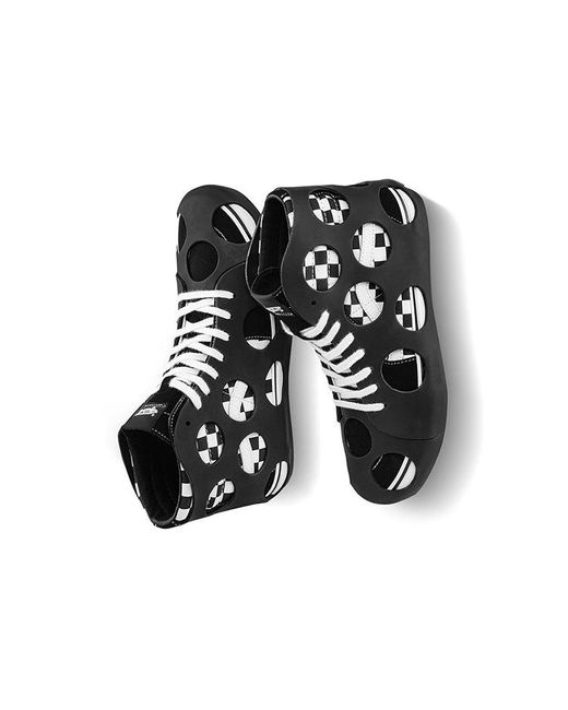 Vans Black Sk8-Hi Cage Vlt Lx 'Polka Dot Checkered for men