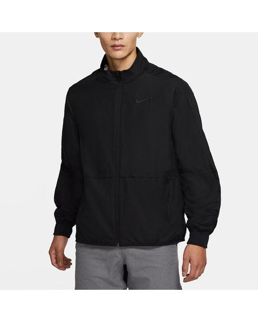 Nike Blue As M Nk Flex Hybrid Jkt Sports Stand Collar Windproof Jacket for men
