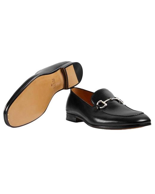 Gucci Black Horsebit Loafers for men