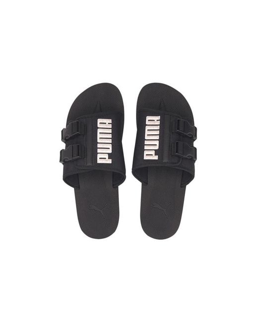 PUMA Black Wilo Lux Sandal Nylon Whisper' for men