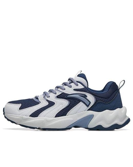 Anta Blue Running Shoes 'Navywhite' for men