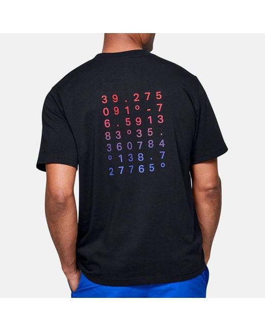 Under Armour Blue Summit Graphic Sports Short Sleeve for men
