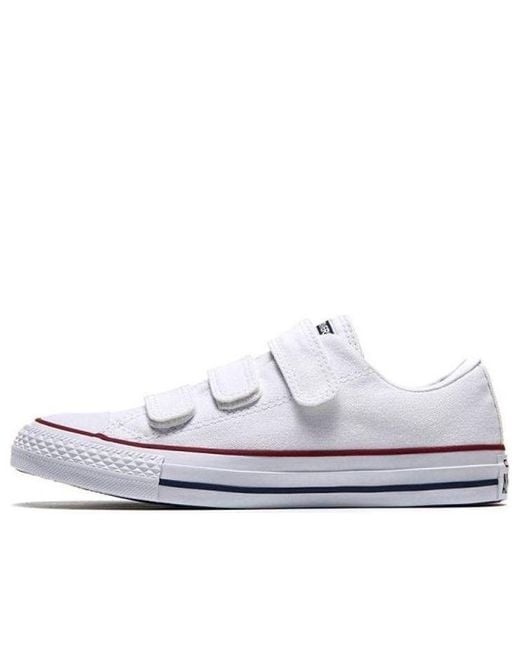 Converse White (Wmns) Chuck Taylor All Star 3V Low Top/Insignia/Garnet