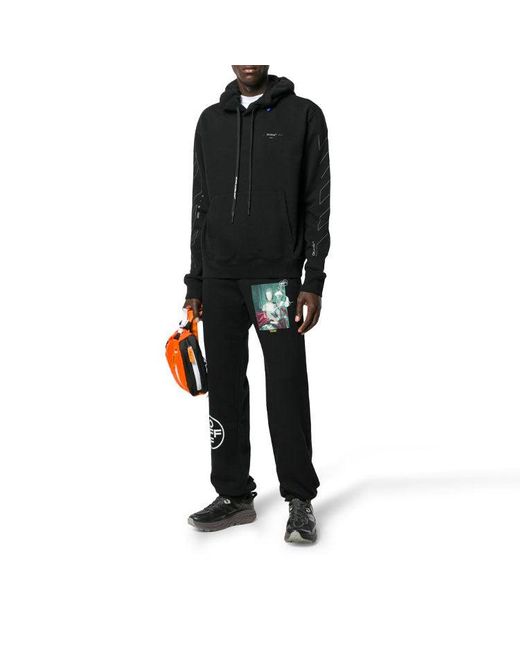Off-White c/o Virgil Abloh Blue Back Logo Printing Ordinary Version for men