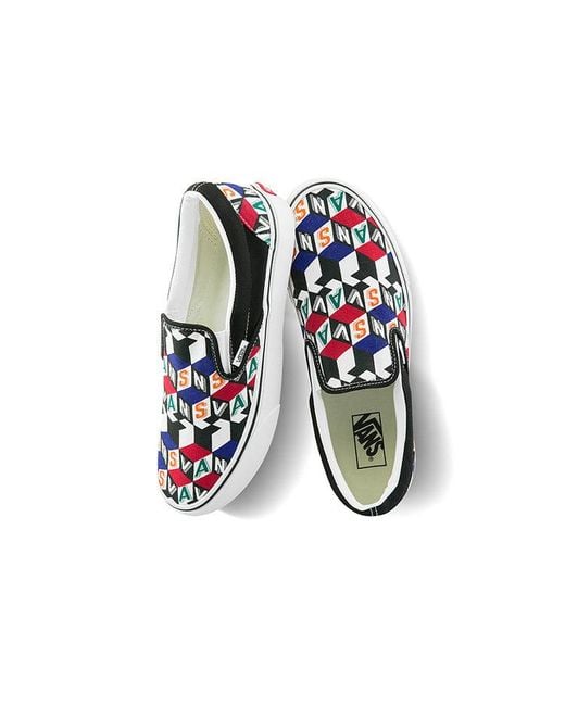 Vans Blue Slip-On Shoes for men