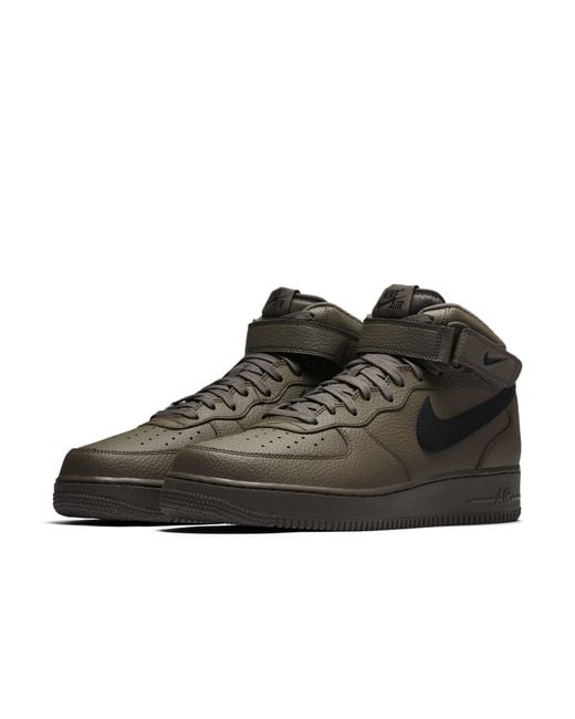 Nike Brown Air Force 1 Mid 'Ridgerock' for men