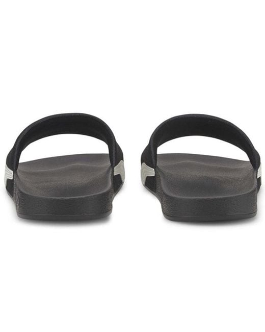 PUMA Black Leadcat Ftr Suede Classic Slide for men