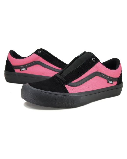 Vans Men's Red Old Skool Pro 'Asymmetry Rose'