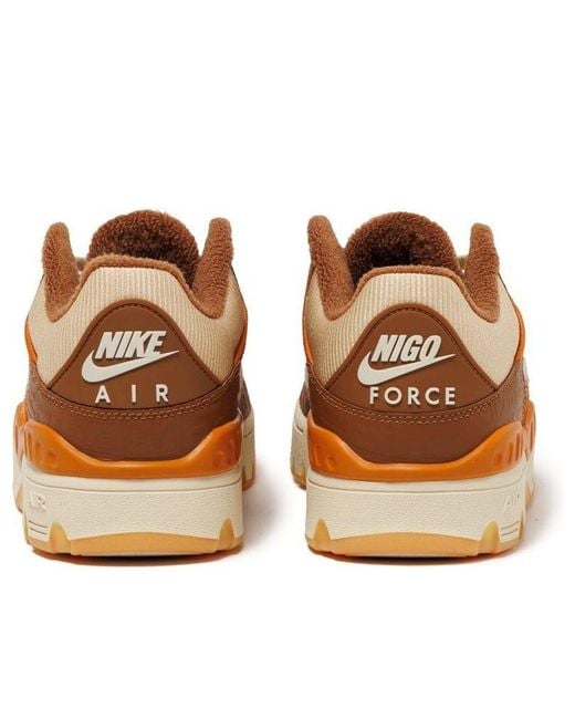 Nike Brown X Nigo Air Force 3 'Light British' for men