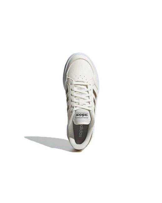 Adidas White (Wmns) Breaknet Matte Metallic'