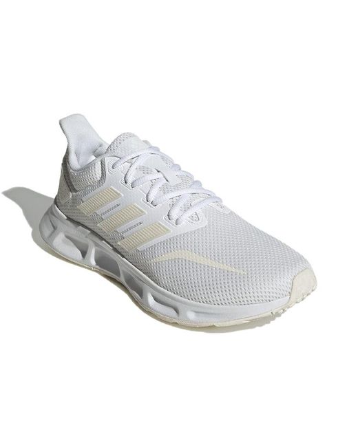 Adidas White Showtheway 2.0 Non-Slip Breathable Low Top Sports for men