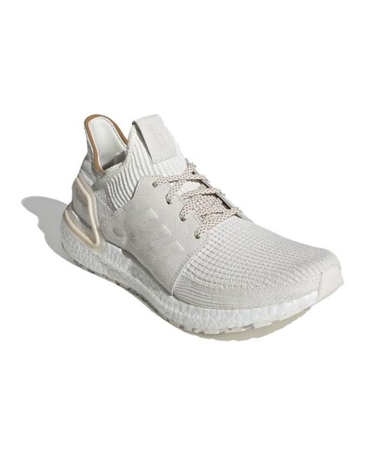 Adidas White Universal Works X Ultraboost 19 'Chalk' for men