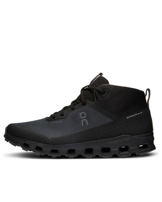 On Shoes Black Cloudroam Waterproof Eclipse' for men