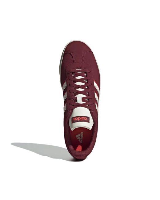 Adidas Purple Vl Court Lifestyle Skateboarding Suede Shoes for men