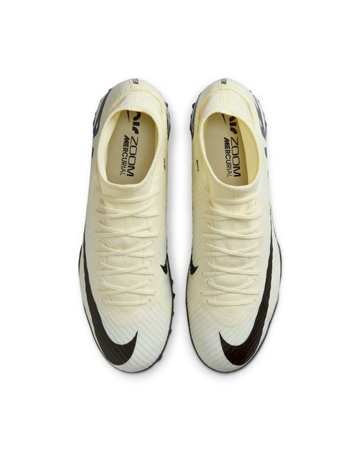 Nike White Mercurial Superfly 9 Academy Tf High 'Lemonade' for men