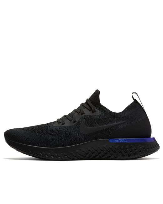 Nike Black Epic React Flyknit Racer' for men