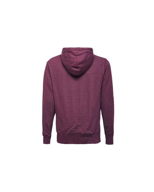 Converse Purple Half Zip Hoodie for men
