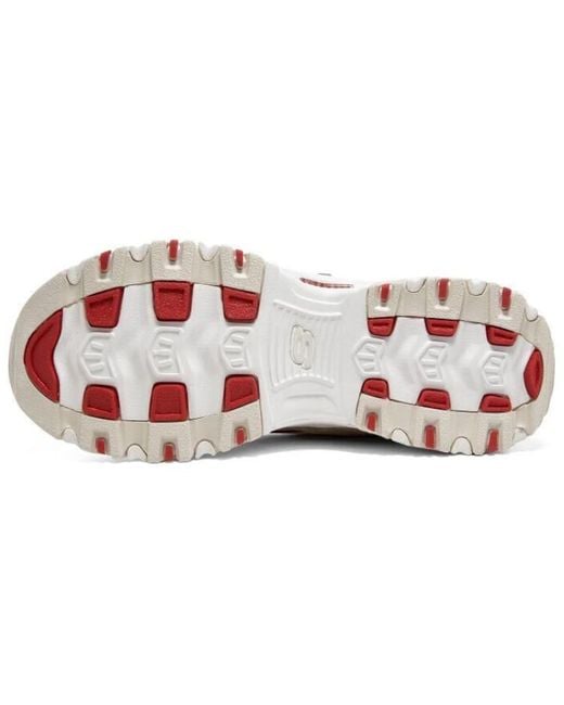 Skechers White (Wmns) D'Lites 1.0 'Christmas Edition