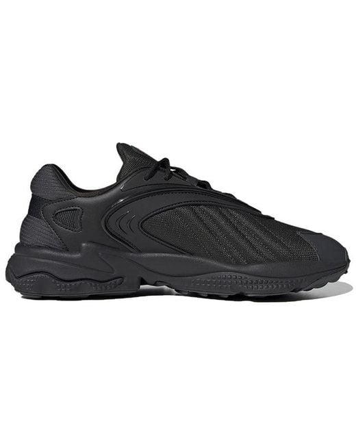 Adidas Black Originals Oztral Shoes 'Core Solar' for men