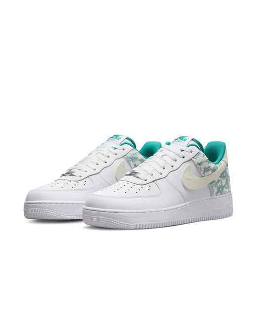 Nike White Air Force 1 '07 Lv8 'Neptune Camo' for men