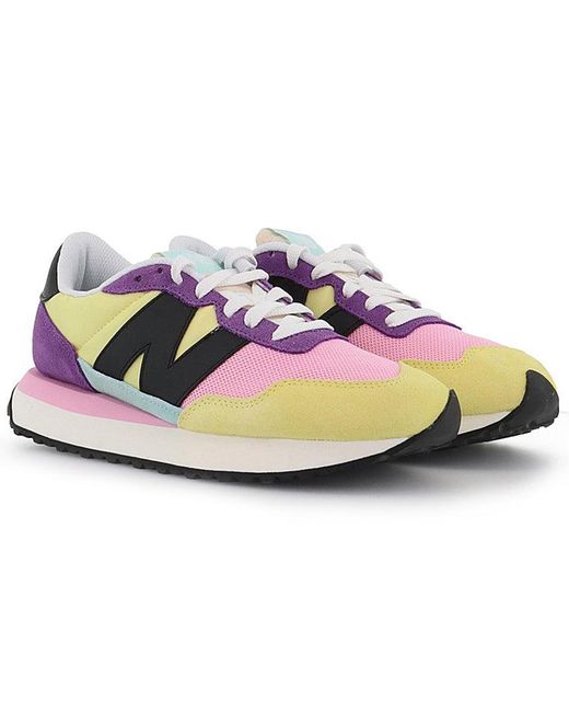 New Balance Blue (Wmns) 237 'Lemon Sour Grape'