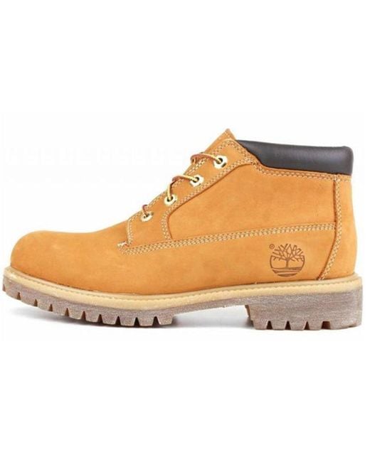 Timberland Natural Premium Waterproof Chukka Boot 'Wheat Nubuck' for men