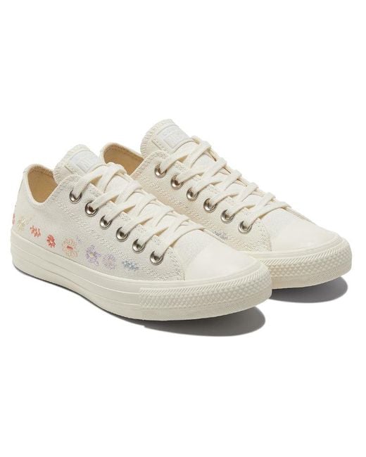 Converse White (Wmns) Chuck Taylor All Star Low 'Embroidered Floral
