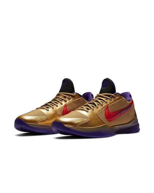 Nike Brown X Undefeated Zoom Kobe 5 Protro 'Hall Of Fame' for men